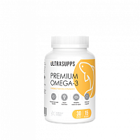 ULTRASUPPS Премиум Омега-3 / 30капс
