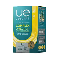 UESUPPS Ультра Энерджи Омега-3 + Витамин D3 и Коэнзим Q10 / 60капс