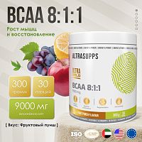 ULTRASUPPS Ultra Gold BCAA 8:1:1 / 300г / фруктовый пунш