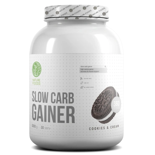 Nature Foods Slow Carb Gainer / 3000г / печенье