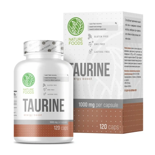 Nature Foods Taurine 1000мг / 120капс
