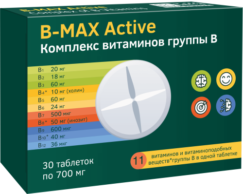 Биотерра В-Макс Актив / 30 таб