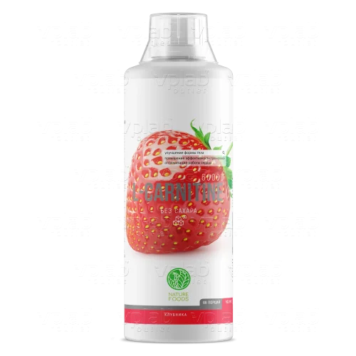 Nature Foods L-carnitine concentrate W/O / 500мл / клубника