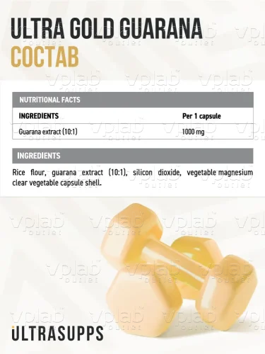ULTRASUPPS Ultra Gold Гуарана / 90капс - Cлайд 4