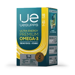 UESUPPS Ультра Энерджи Премиум Омега-3 / 90капс