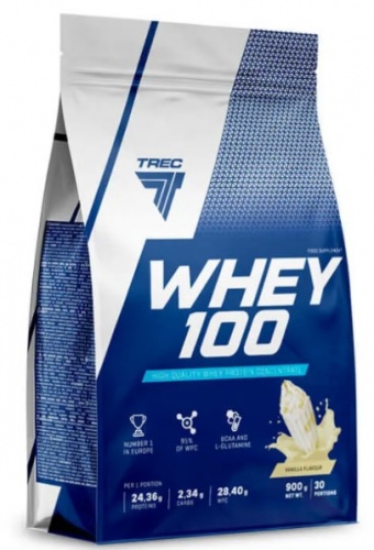 TREC Whey 100 / 900гр / ваниль