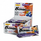 BOMBBAR Протеиновый батончик / 60г / смородиново-черничный панкейк