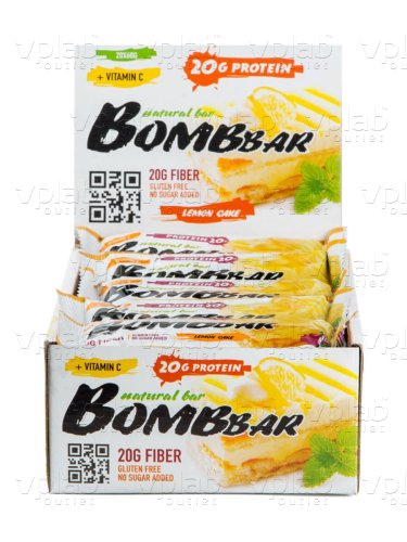 BOMBBAR Протеиновый батончик / 60г / лимонный торт