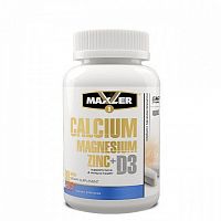 Maxler Calcium Magnesium Zinc+D3 / 90таб