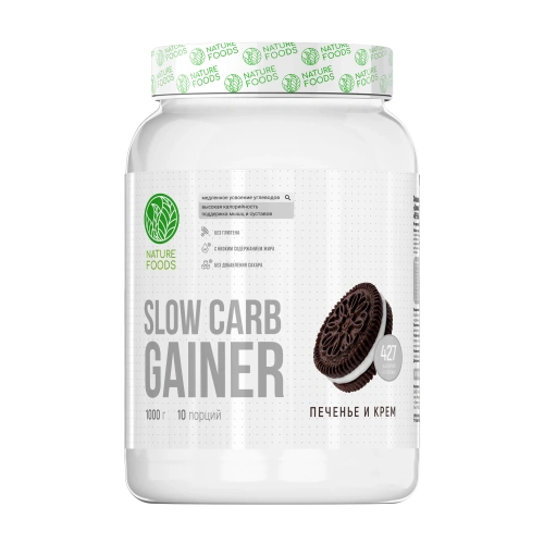 Nature Foods Slow Carb Gainer / 1000г / печенье