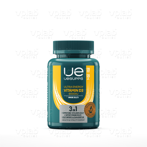 UESUPPS Ультра Энерджи Витамин D3 2000МЕ / 120капс - Cлайд 2