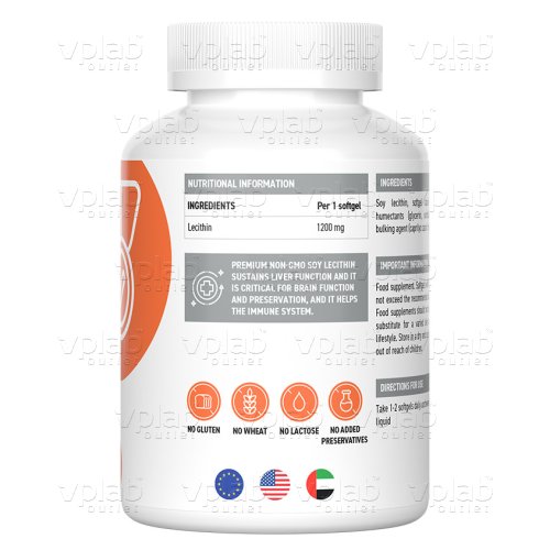ULTRASUPPS Ultra Energy Lecithin / 90капс - Cлайд 2