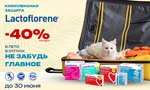 Lactoflorene -40% июнь 2026