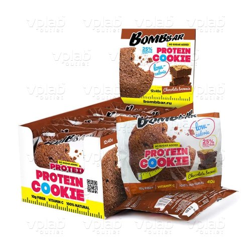 BOMBBAR Печенье / 40г / шоколадный брауни