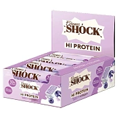 FitnesShock Hi Protein Батончик глазированный / 40г / черничный десерт