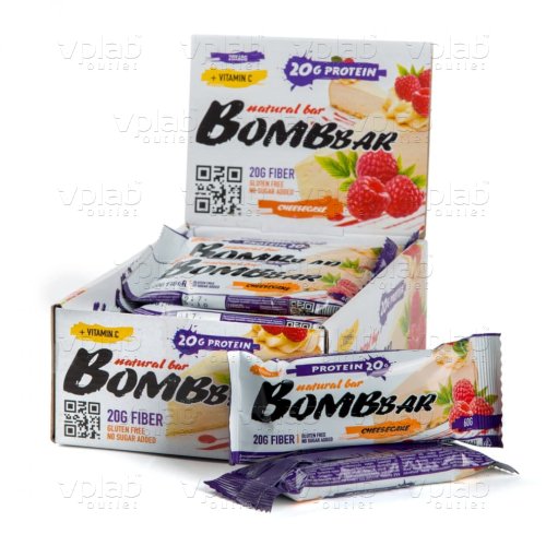 BOMBBAR Протеиновый батончик / 60г / малиновый чизкейк