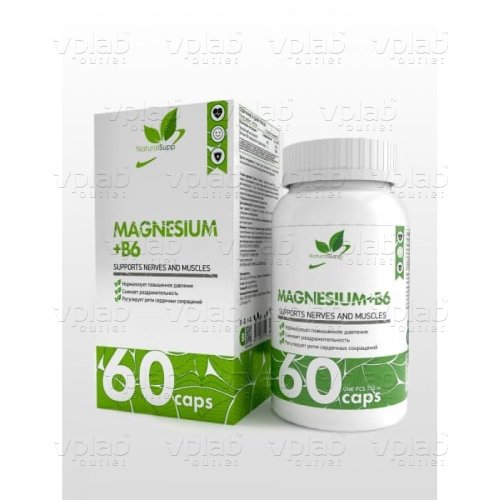 Naturalsupp Магний + Б6 / 60капс