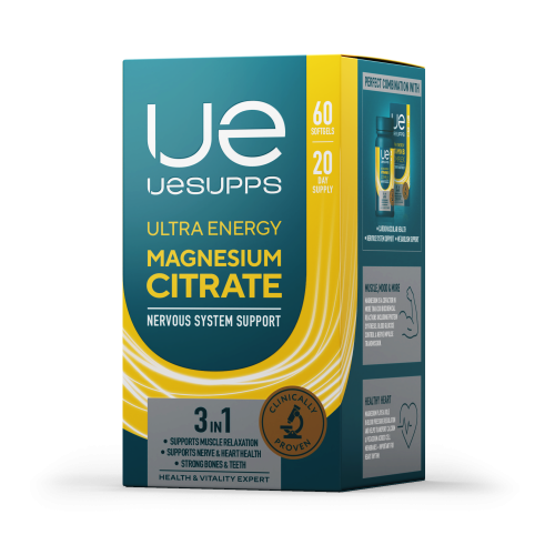 UESUPPS Ultra Energy Magnesium Citrate / 60softgels