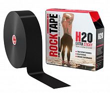 RockTape Кинезиотейп Bulk H2O / 5см x 32м / черный