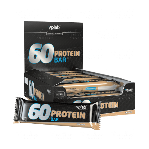 VP 60% Протеин Бар / 50г / арахис