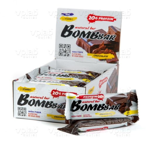 BOMBBAR Протеиновый батончик / 60г / двойной шоколад