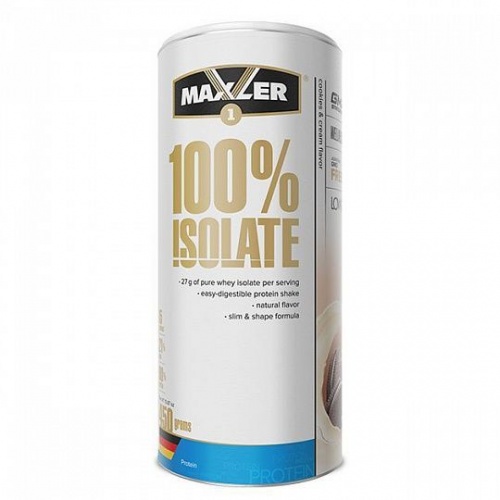 Maxler 100% Isolate / 450г / cookies and cream