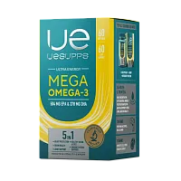 UESUPPS Ультра Энерджи Мега Омега-3 / 60капс