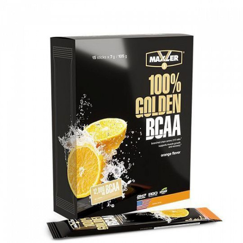Maxler 100% Golden BCAA / 7г / orange