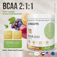 ULTRASUPPS Ultra Gold BCAA 2:1:1 / 300г / фруктовый пунш