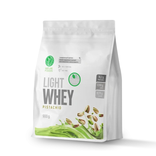 Nature Foods Light Whey / 900г / фисташка