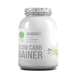 Nature Foods Slow Carb Gainer / 3000г / ваниль
