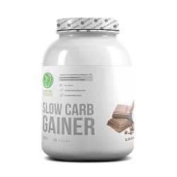 Nature Foods Slow Carb Gainer / 3000г / шоколад