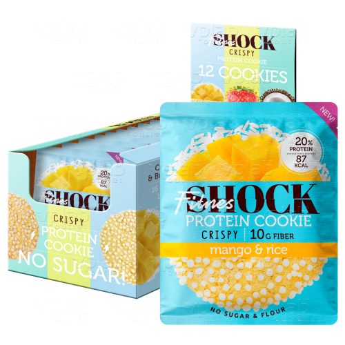 FitnesShock CRISPY Печенье / 30г / манго-рис