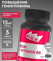 Protein Rex Iron + Vitamin B6 / 90капс