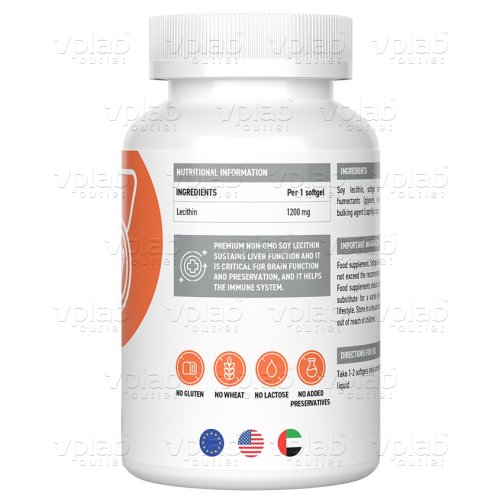 ULTRASUPPS Ultra Energy Lecithin / 60капс - Cлайд 2