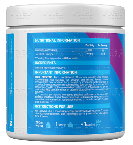 VP Pure Creatine White / 300г - Cлайд 2