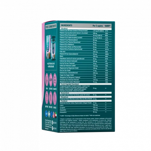 UESUPPS Ультра Энерджи Вимен Мультивитамин Формула / 30капс - Cлайд 3